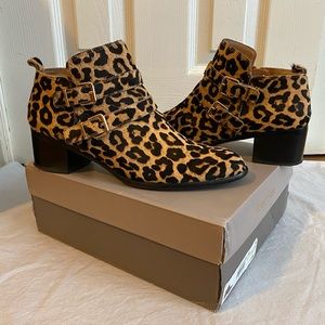 Franco Sarto Leopard Booties
